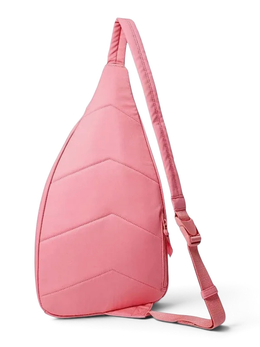 Vera Bradley Rouge Rose Pink Sling Backpack Cotton 9×19 In - Picture 3 of 16